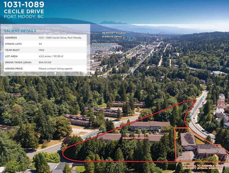 1031-1089 Cecile Dr, Port Moody, BC à vendre - Photo de l’immeuble – Image 3 sur 7