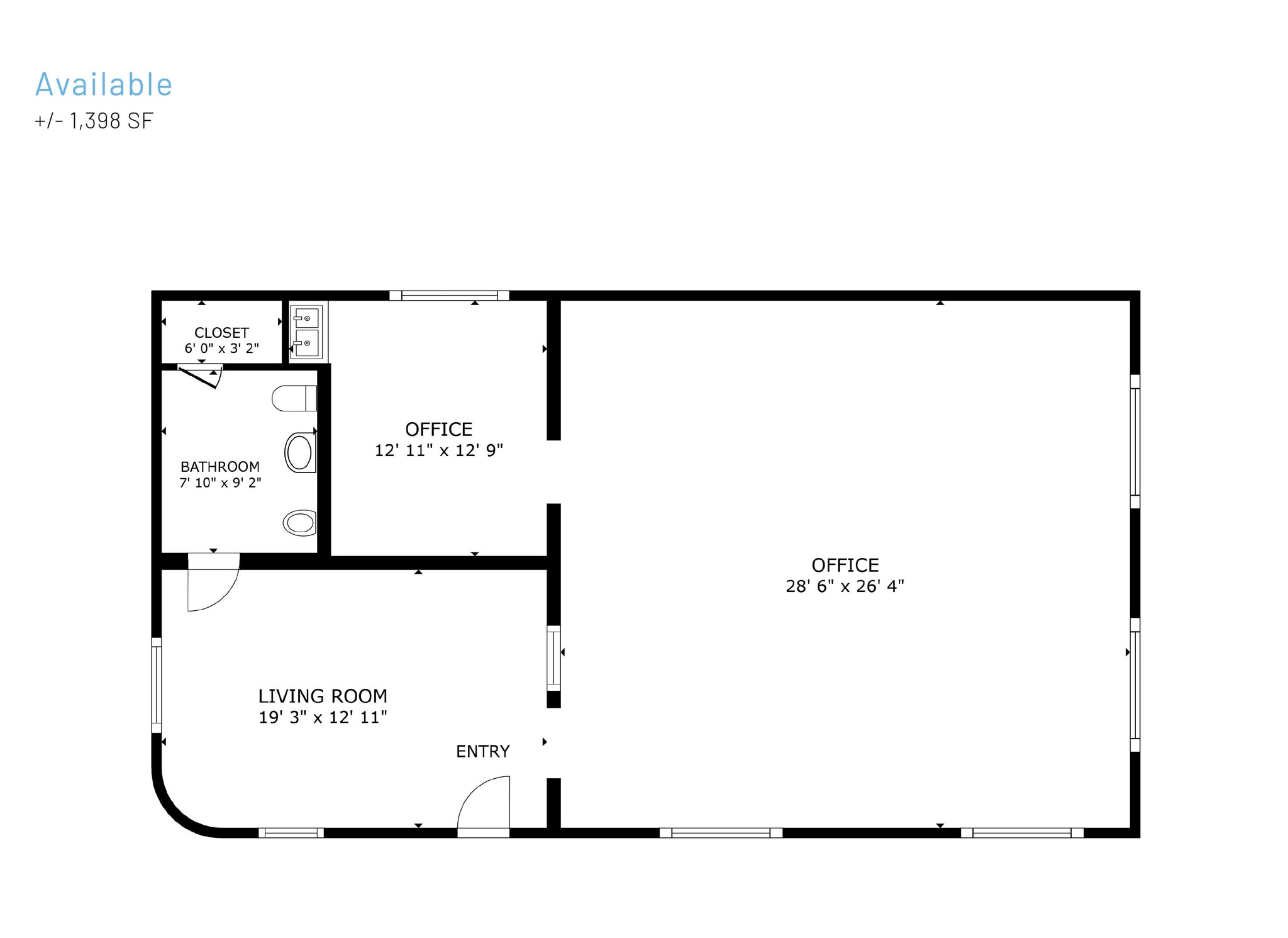 927 Central Ave, Charlotte, NC à louer Plan d’étage– Image 1 sur 1