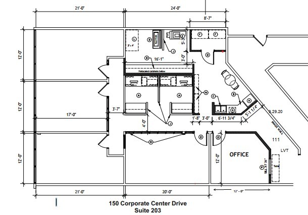 150 Corporate Center Dr, Camp Hill, PA à louer Plan d’étage– Image 1 sur 1