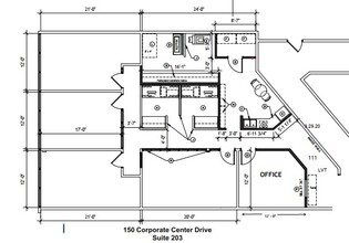 150 Corporate Center Dr, Camp Hill, PA à louer Plan d’étage– Image 1 sur 1
