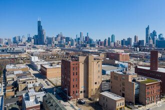 1719 S Clinton St, Chicago, IL - VUE AÉRIENNE  vue de carte