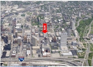 555 E Wells St, Milwaukee, WI - Vue aérienne  vue de carte