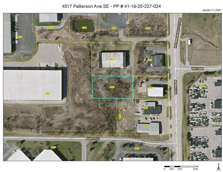 4517 Patterson Ave SE, Grand Rapids, MI à vendre - Aérien – Image 1 sur 1