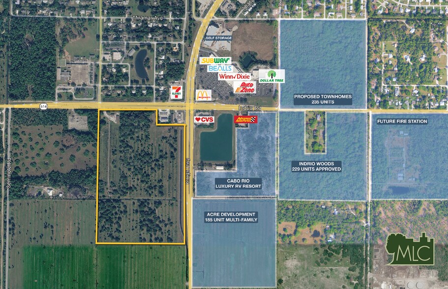 7701-7709 Indrio Rd, Fort Pierce, FL à vendre - Photo de l’immeuble – Image 1 sur 3