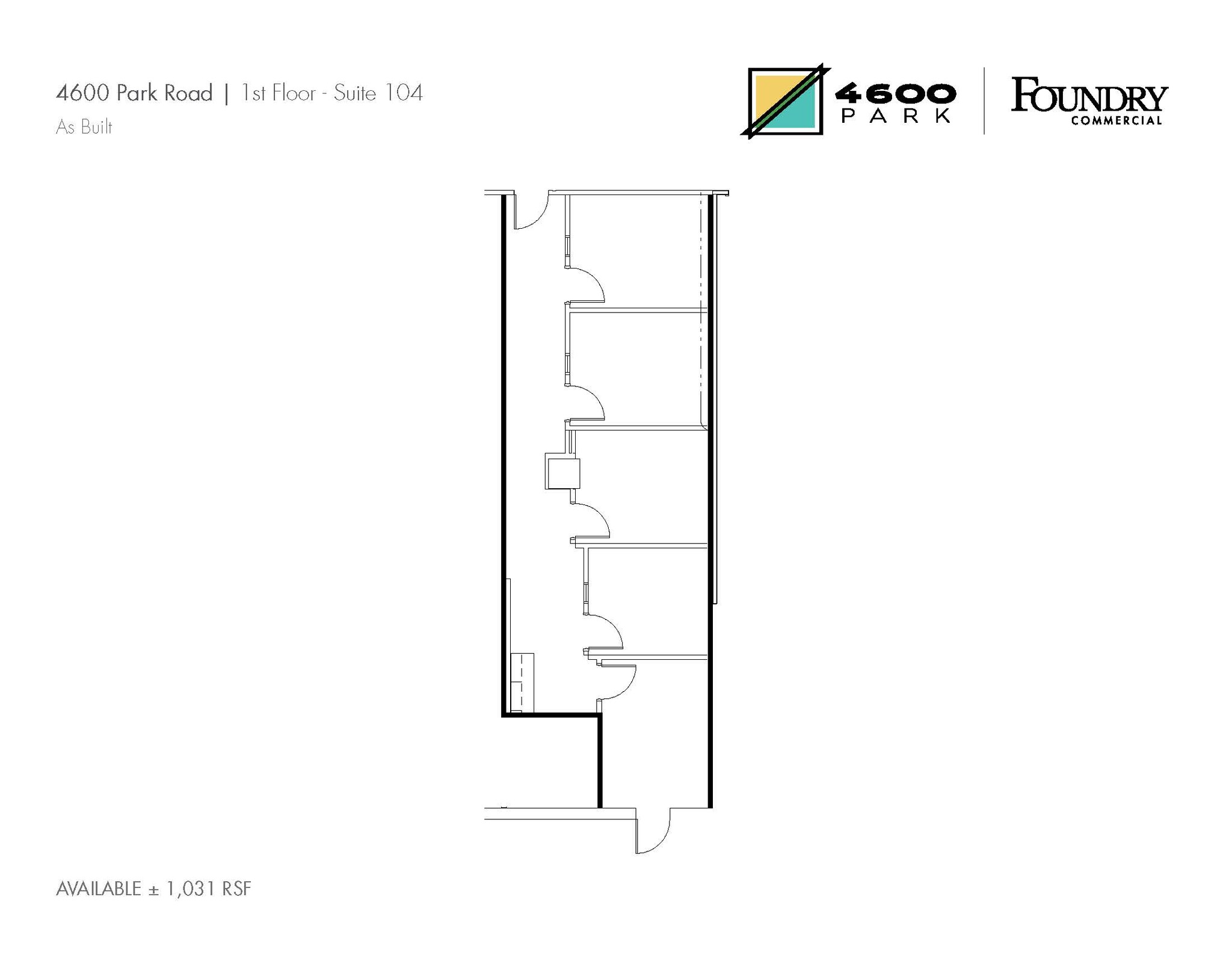 4600 Park Rd, Charlotte, NC à louer Plan d’étage– Image 1 sur 1