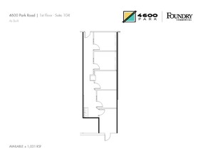 4600 Park Rd, Charlotte, NC à louer Plan d’étage– Image 1 sur 1