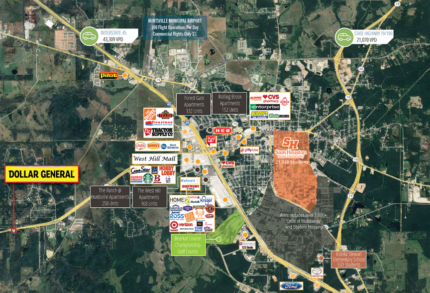 4019 State Highway 30 W, Huntsville, TX à vendre - Photo de l’immeuble – Image 2 sur 5