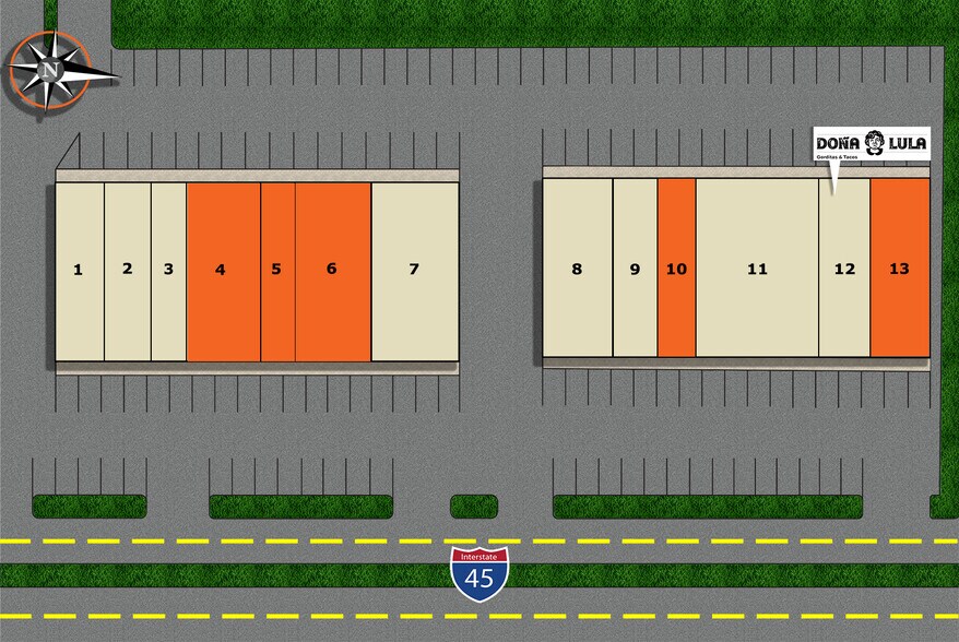 25919 I-45 North, Spring, TX à louer - Plan de site – Image 2 sur 2
