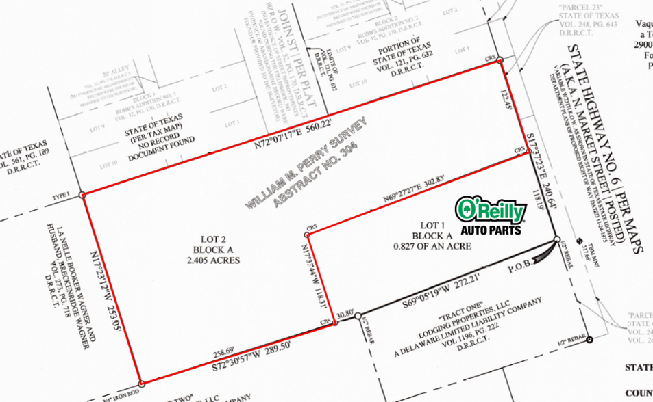 1051 N Market St, Hearne, TX à vendre - Plan de site – Image 3 sur 3