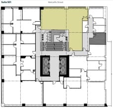 2055 Rue Peel, Montréal, QC à louer Plan d’étage– Image 1 sur 1