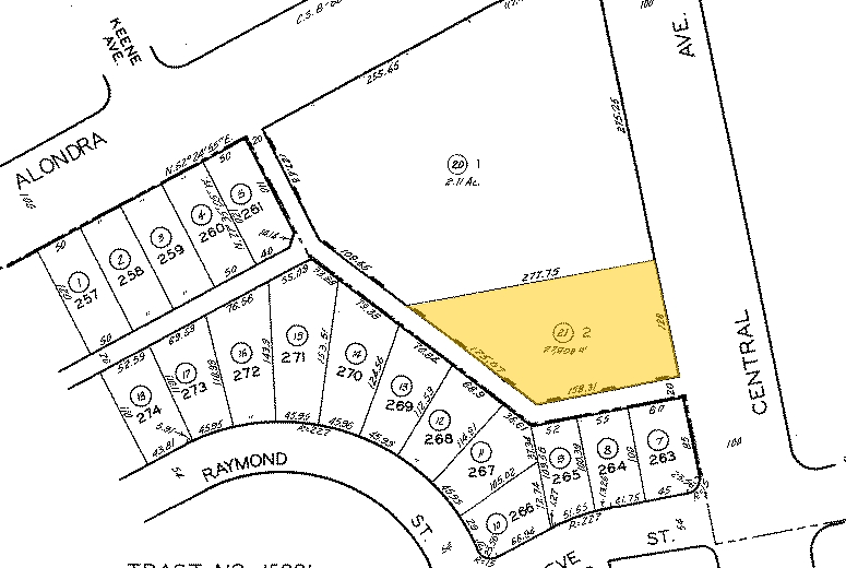 909 S Central Ave, Compton, CA à louer - Plan cadastral – Image 2 sur 6
