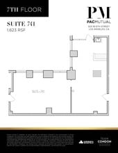 523 W 6th St, Los Angeles, CA à louer Plan d’étage– Image 1 sur 1