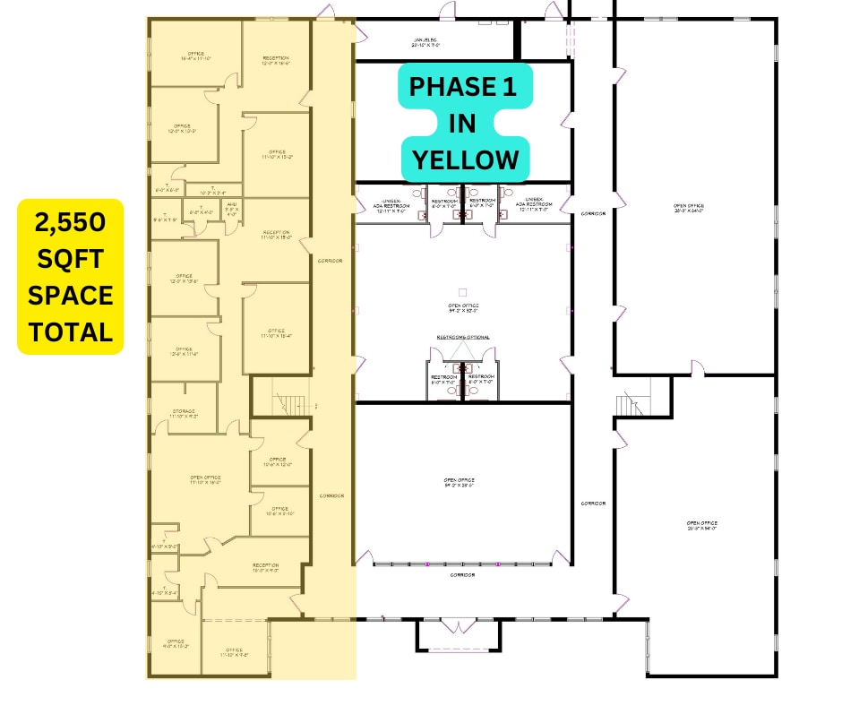 220-238 Commerce Ave, Sebring, FL à louer Plan d’étage– Image 1 sur 2