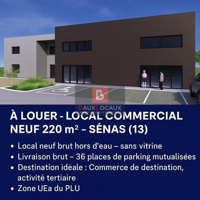 Local commercial dans Sénas à louer Photo de l’immeuble– Image 1 sur 4