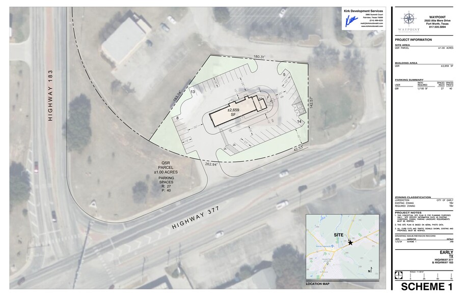 308 Early Blvd, Early, TX à louer - Plan de site – Image 3 sur 3