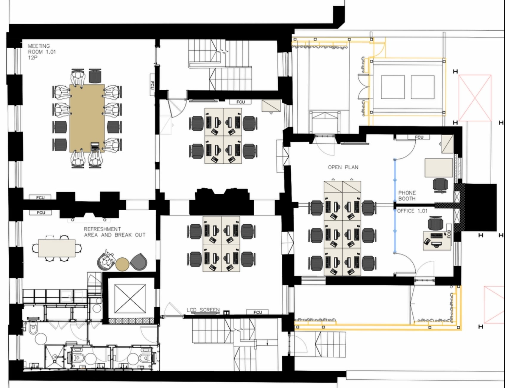 6 Henrietta St, Londres à louer Plan d’étage– Image 1 sur 8