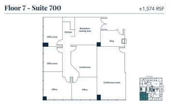1970 Broadway, Oakland, CA à louer Plan d’étage– Image 1 sur 1