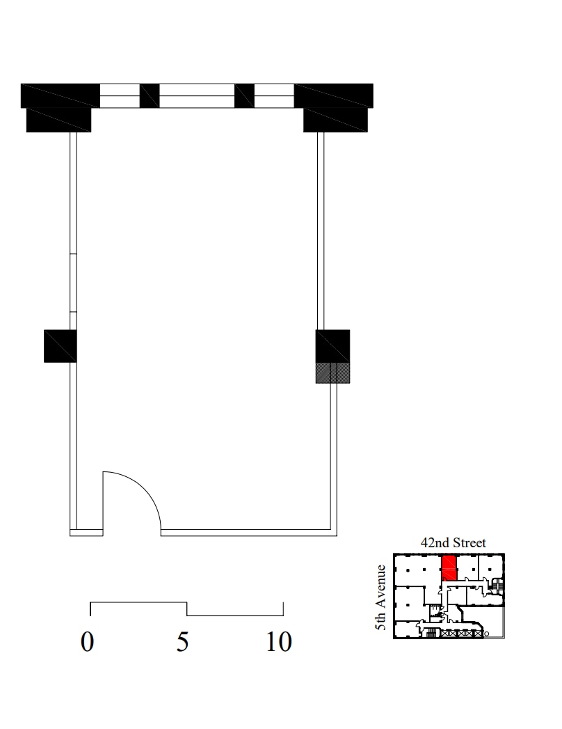 501 Fifth Ave, New York, NY à louer Plan d’étage– Image 1 sur 1