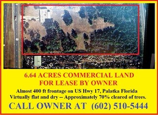 Plus de détails pour 462 US-17, Palatka, FL - Terrain à louer