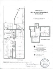 2612 N Halsted St, Chicago, IL à louer Plan de site– Image 1 sur 1