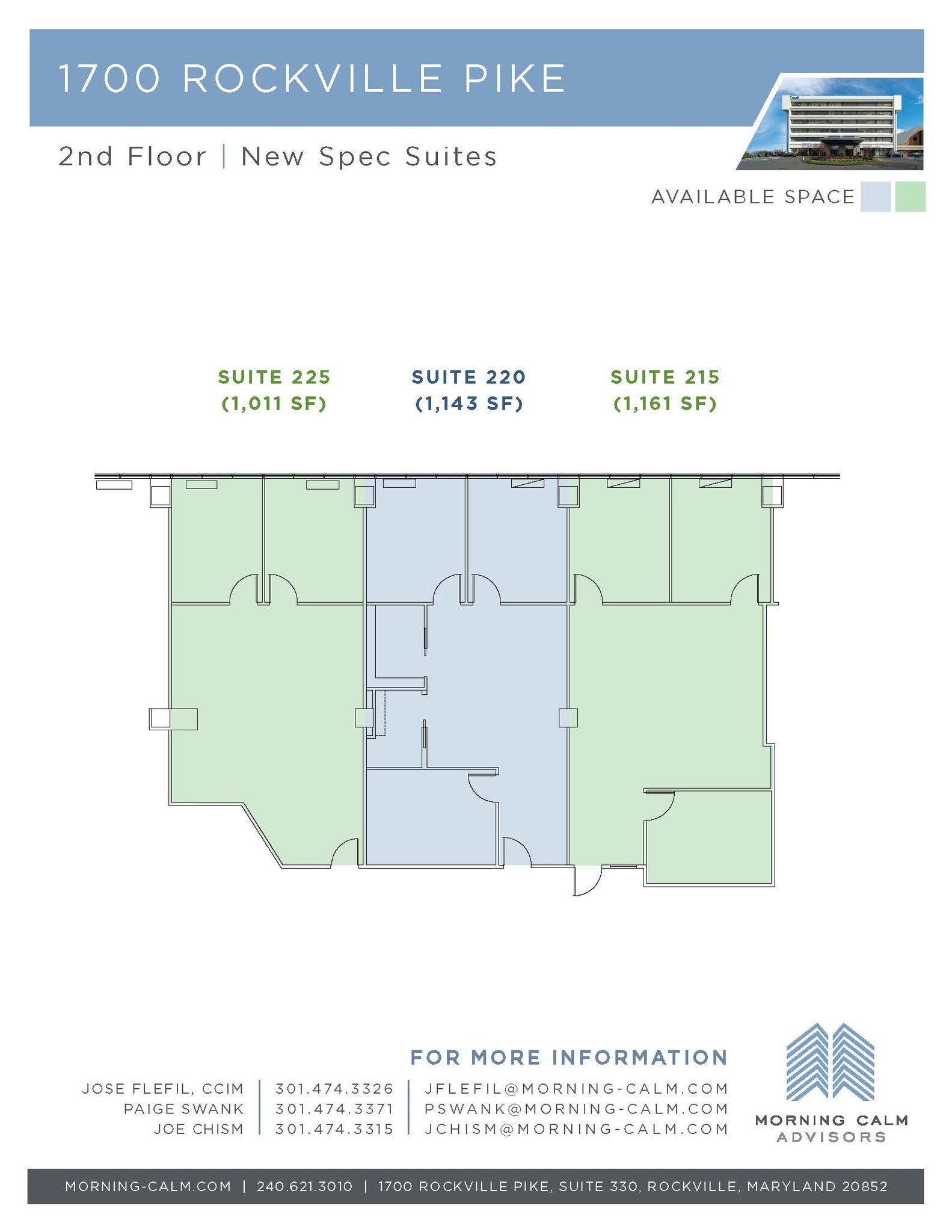 1700 Rockville Pike, Rockville, MD à louer Plan d’étage– Image 1 sur 1