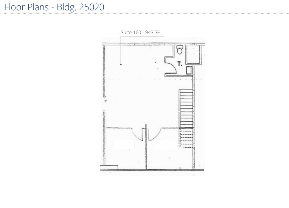 25031-25061 Avenue Stanford, Valencia, CA à louer Plan d’étage– Image 1 sur 1