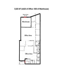 9219-9255 E River Rd NW, Coon Rapids, MN à louer Plan d’étage– Image 1 sur 1