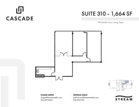 104 Decker Ct, Irving, TX à louer Plan d’étage– Image 1 sur 1