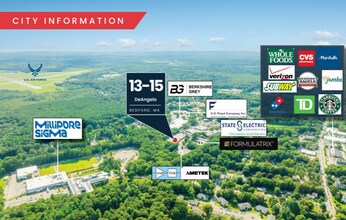 13-15 DeAngelo Dr, Bedford, MA - Vue aérienne  vue de carte - Image1