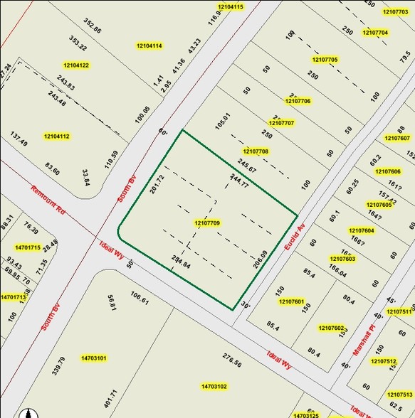 2115-2135 Southend Dr, Charlotte, NC à louer - Plan cadastral – Image 2 sur 8