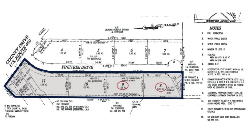 3030 US 460, Petersburg, VA à louer - Plan cadastral – Image 2 sur 2