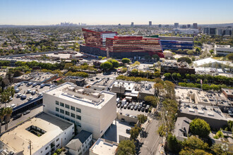 750 San Vicente Blvd, West Hollywood, CA - VUE AÉRIENNE  vue de carte