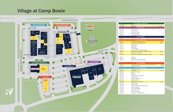 6323-6333 Camp Bowie Blvd, Fort Worth, TX à louer Plan de site– Image 1 sur 1