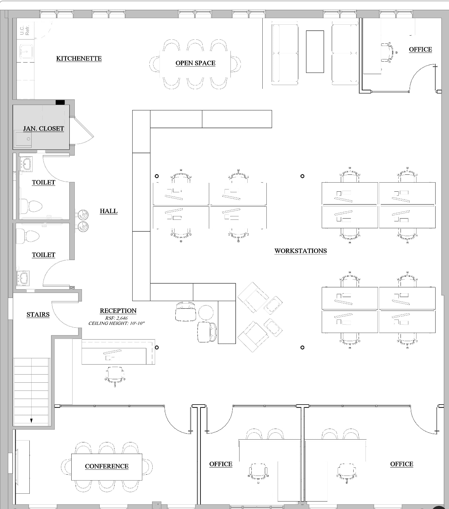 222 Severn Ave, Annapolis, MD à louer Plan d’étage– Image 1 sur 1