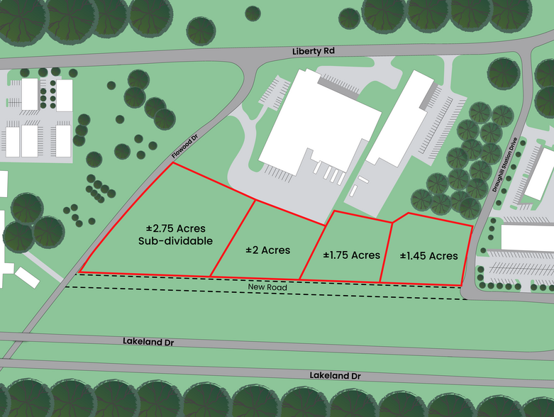 Lakeland Dr, Flowood, MS à vendre - Photo de l’immeuble – Image 3 sur 3