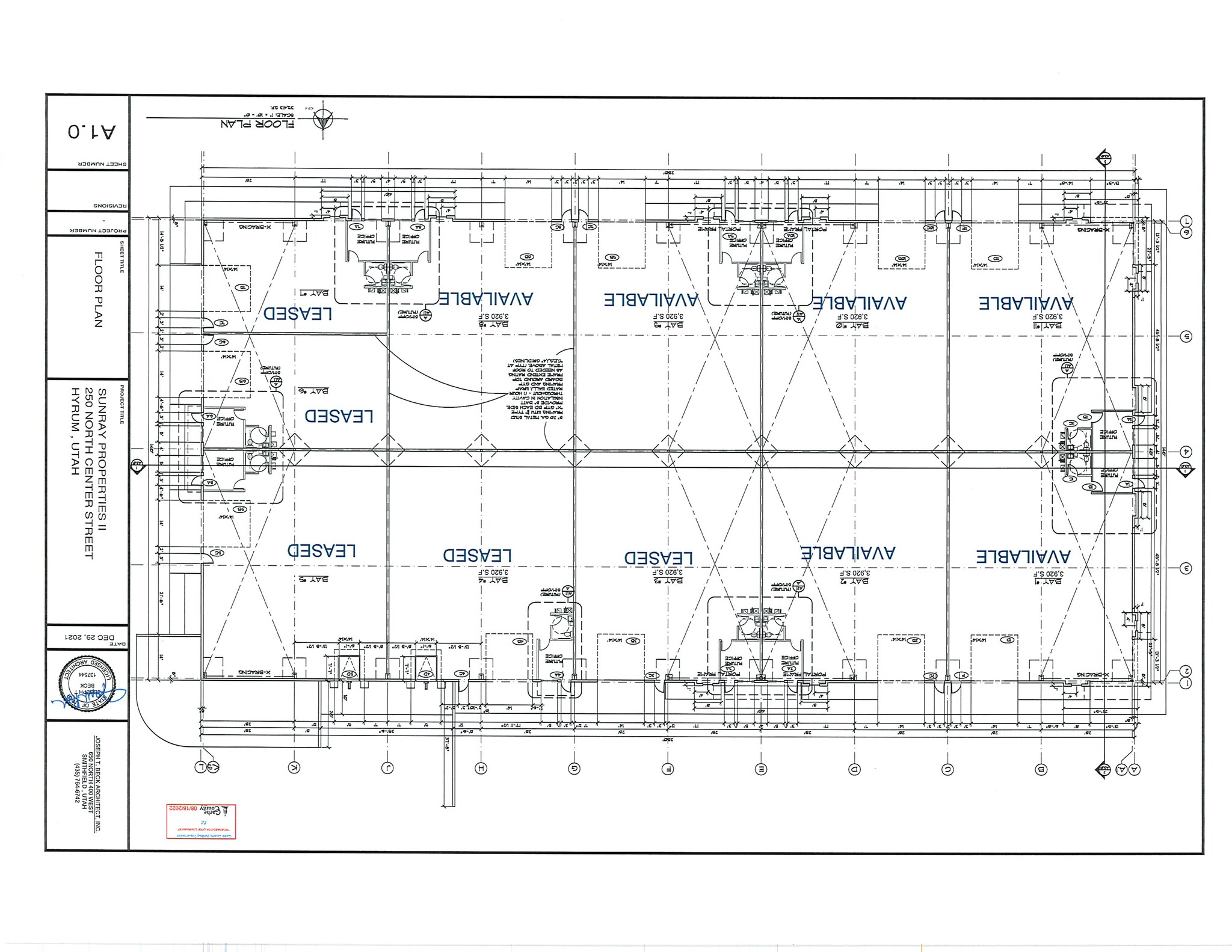 250 N Center St Center, Hyrum, UT à louer Plan d’étage– Image 1 sur 1