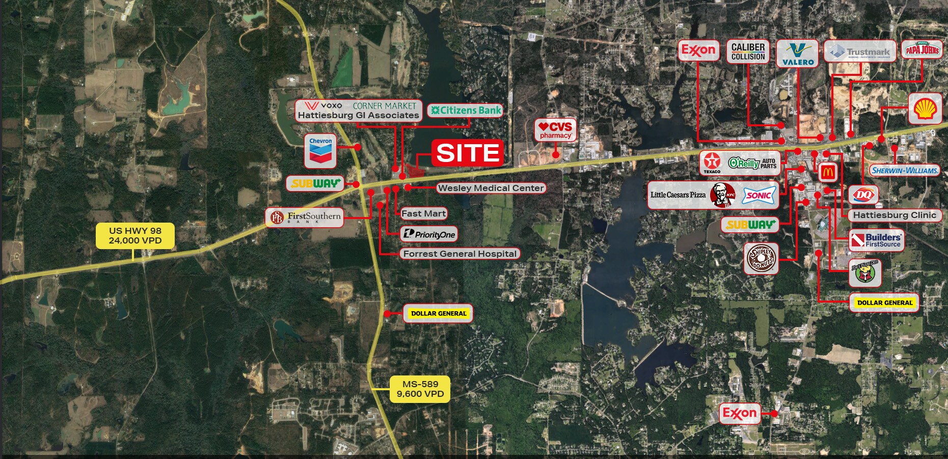 7111 U S Highway 98, Hattiesburg, MS à louer Photo principale– Image 1 sur 6