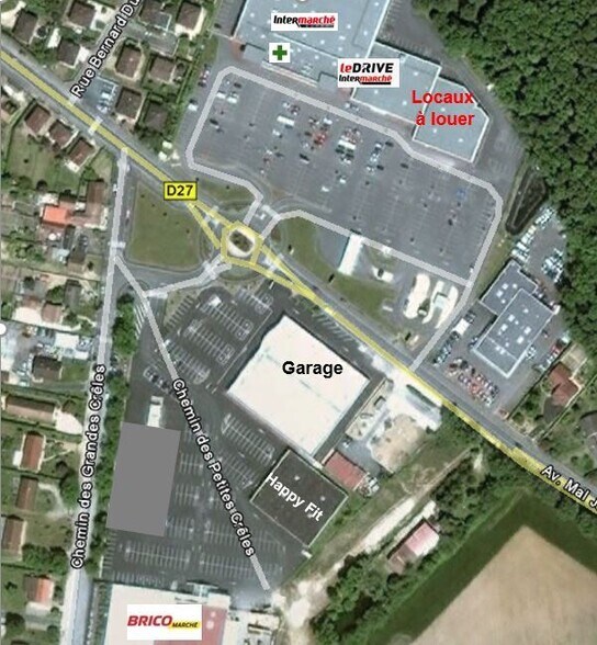 Local commercial dans Vierzon à louer - Aérien – Image 3 sur 3