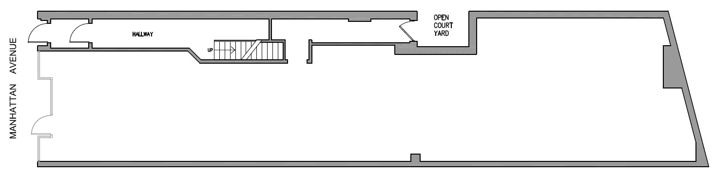 892 Manhattan Ave, Brooklyn, NY à louer Plan d’étage– Image 1 sur 1