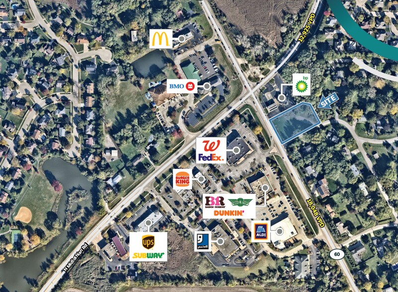 Route 60-83 & Midlothian Rd, Mundelein, IL à vendre - Photo de l’immeuble – Image 3 sur 4
