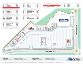 901-1251 Northwest Hwy, Garland, TX à louer Plan de site– Image 1 sur 1