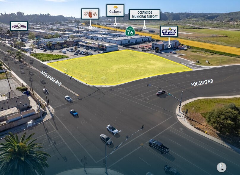 NWC Mission Ave & Foussat Rd, Oceanside, CA à vendre - Photo de l’immeuble – Image 2 sur 8