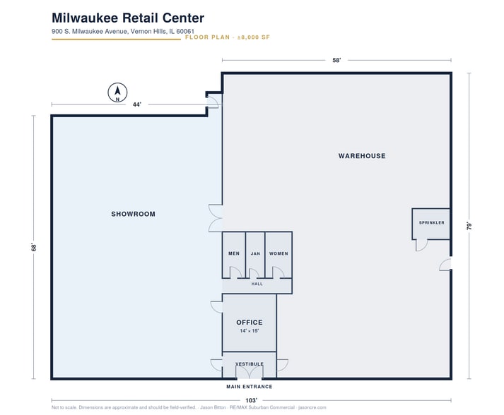 900 S Milwaukee Ave, Vernon Hills, IL à louer - Plan d’étage type – Image 2 sur 15