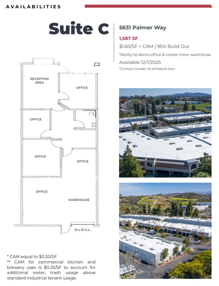 5650 El Camino Real, Carlsbad, CA à louer Plan d’étage– Image 1 sur 1