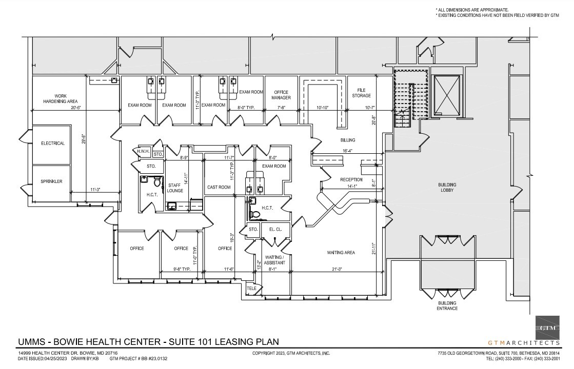 14999 Health Center Dr, Bowie, MD à louer Plan d’étage– Image 1 sur 1
