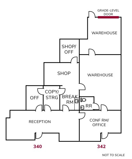340-358 State Pl, Escondido, CA à louer Plan d’étage– Image 1 sur 2