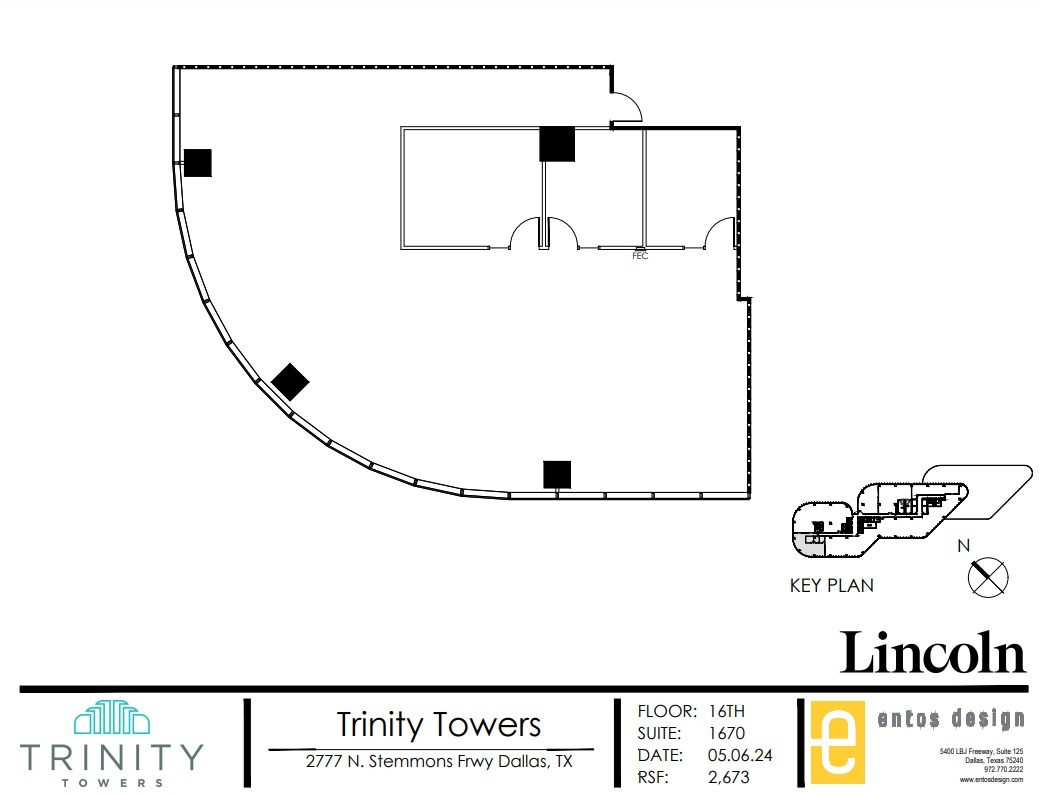 2777 N Stemmons Fwy, Dallas, TX à louer Plan d’étage– Image 1 sur 1