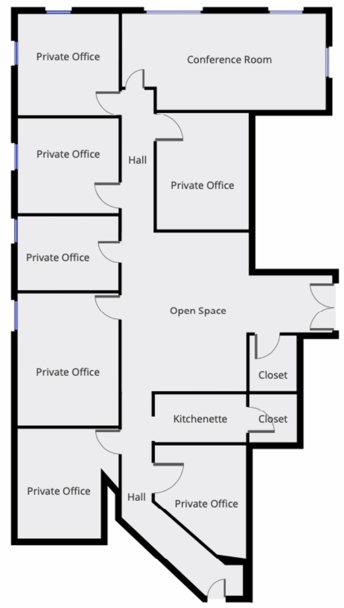 480 Center St, Grayslake, IL à louer Plan d’étage– Image 1 sur 5