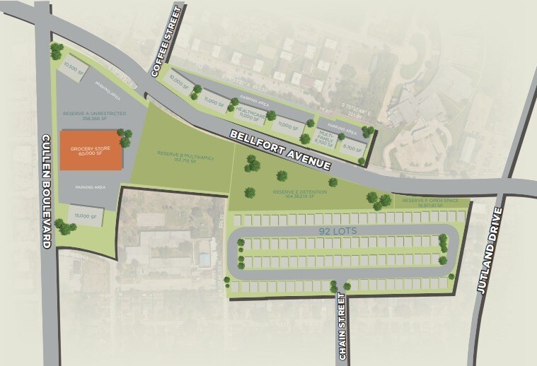 4924-4956 Bellfort St, Houston, TX à louer - Plan de site – Image 2 sur 3