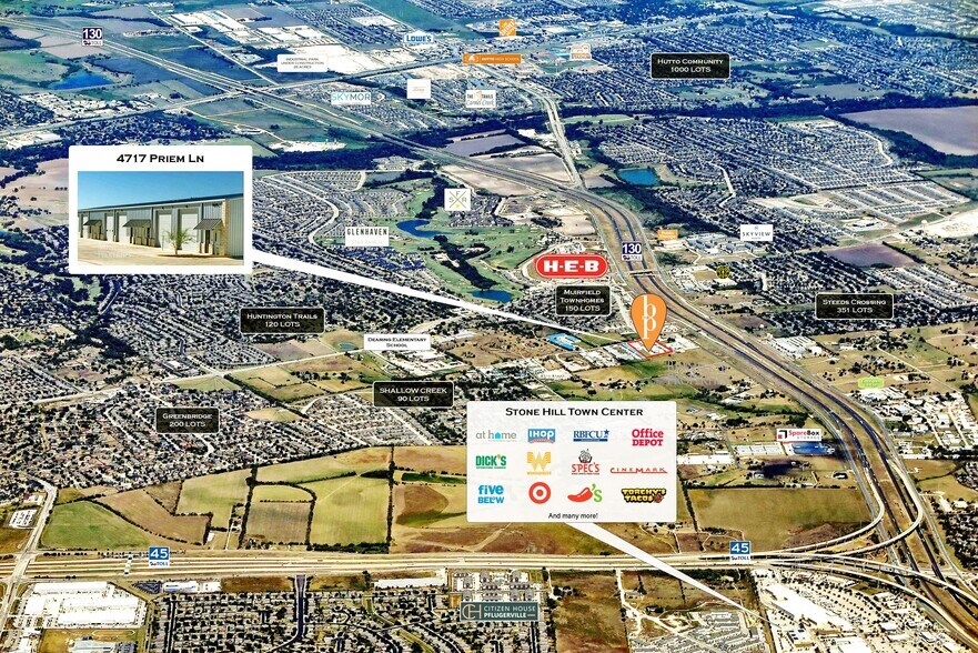 4717 Priem Ln, Pflugerville, TX à louer - Aérien – Image 2 sur 3